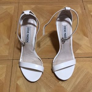Steve Madden Stecy White Stiletto Heels